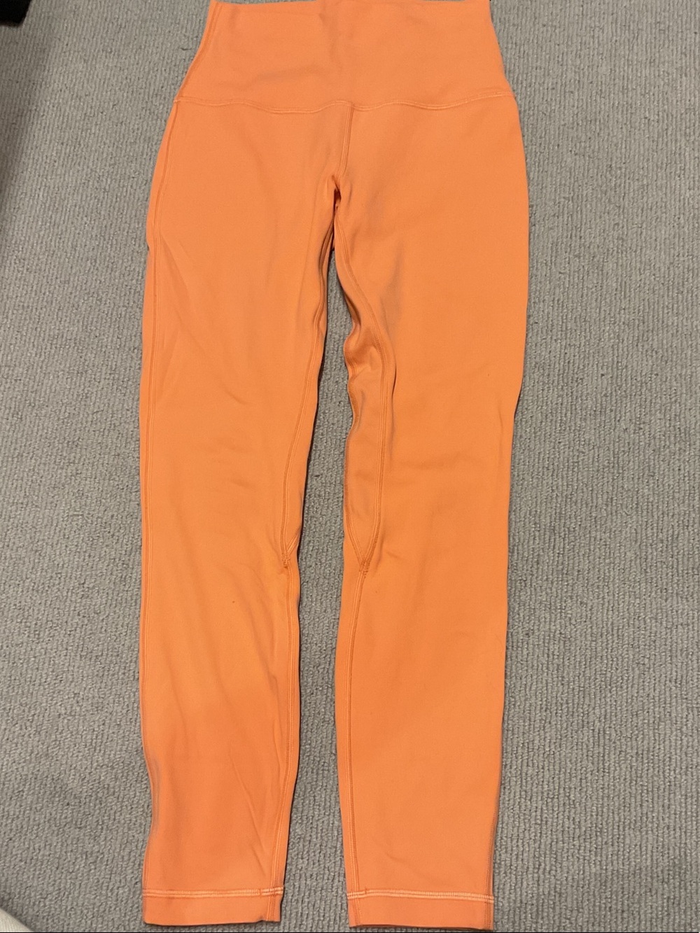 lululemon athletica Bright Orange Performance leggings